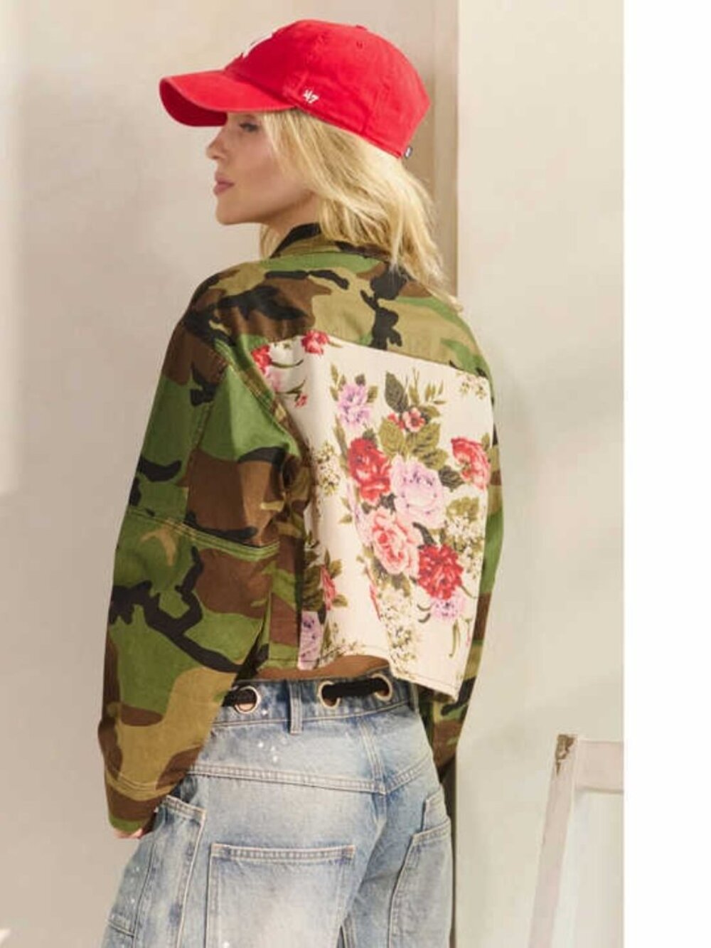 Camo Floral Utility Jacket - Picture 10 of 11